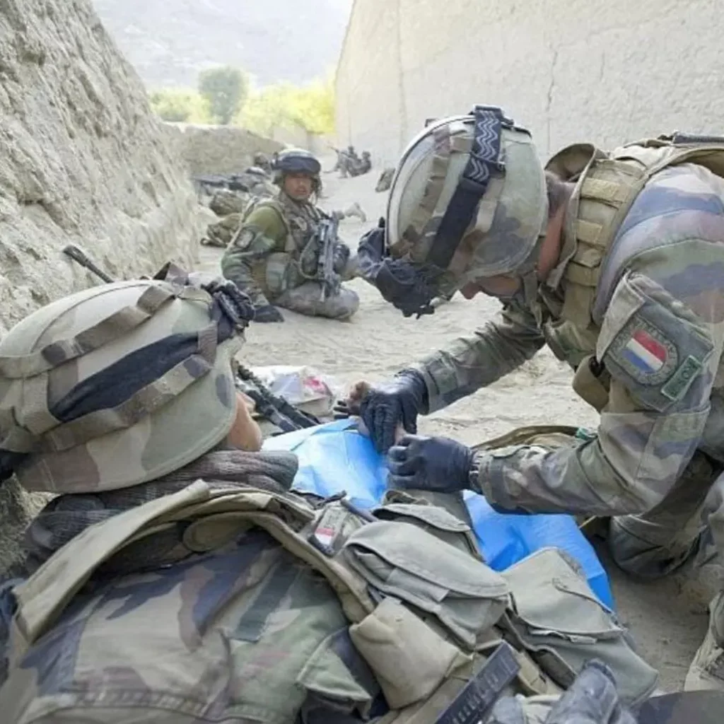 rencontre poignante avec des blessés