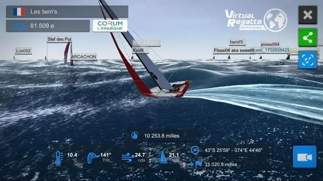 Phare40 - Le jeux virtuels - Virtual Regatta